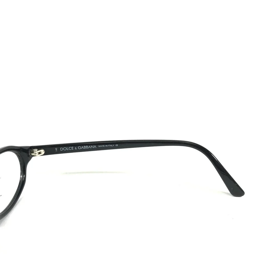 Dolce & Gabbana Petite Eyeglasses Frames DG 521 B5 Shiny Black Round 47-17-140